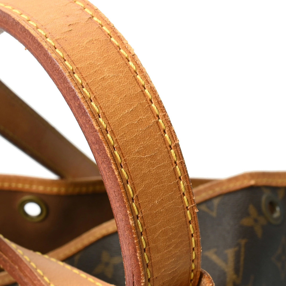 LOUIS VUITTON Monogram Noe Brown Canvas Shoulder Bag - Picture 9 of 11